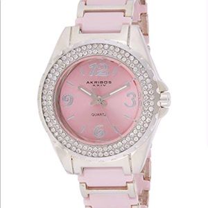 AKRIBOS XXIV WOMEN'S CRYSTAL WATCH - NEW